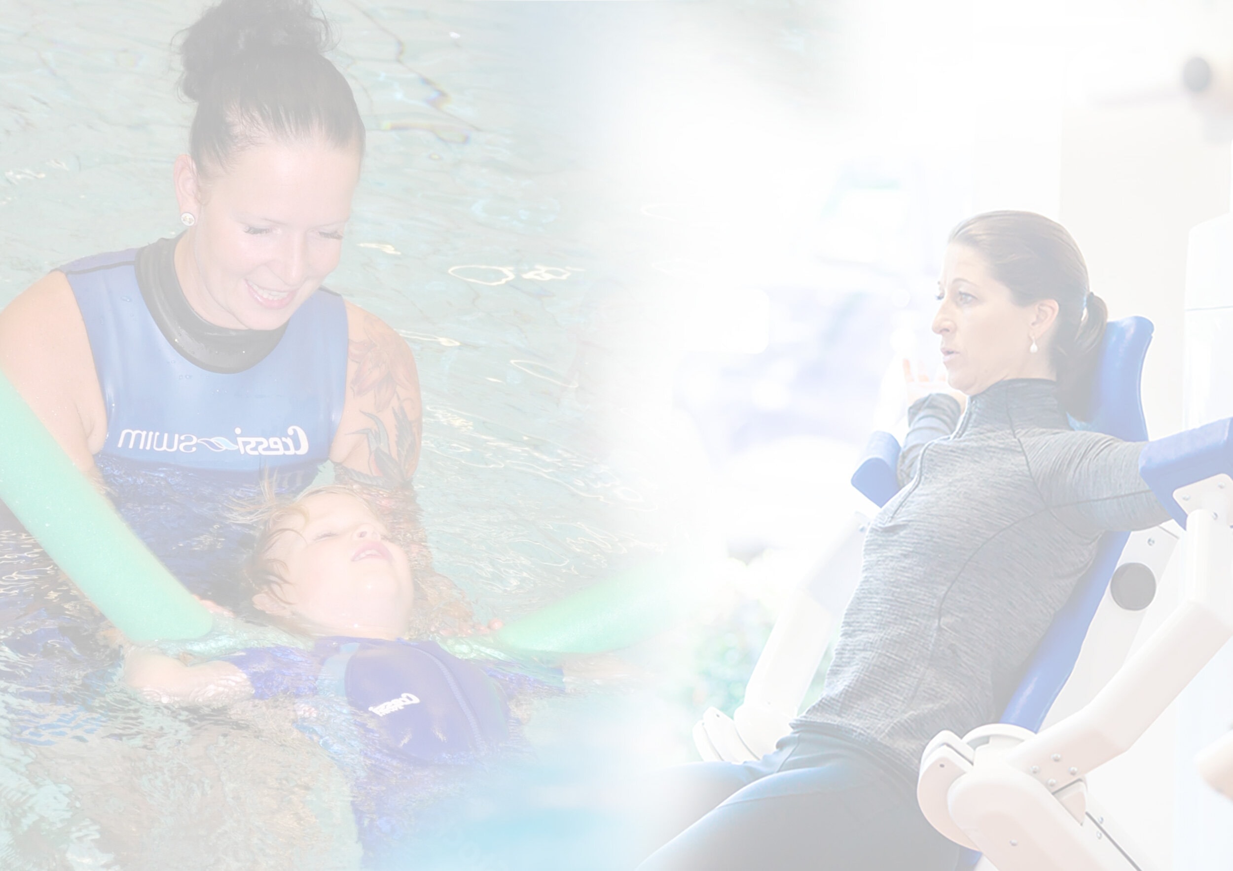 Hintergrund Swim & Health Schwimmschule und Physiotherapie